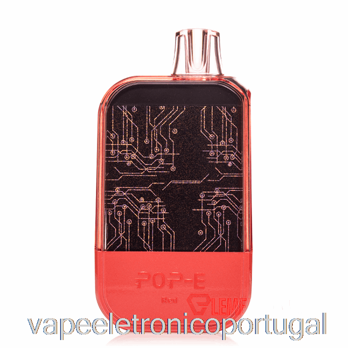 Vape Eletrônico Pop-e 10000 Descartável Vermelho